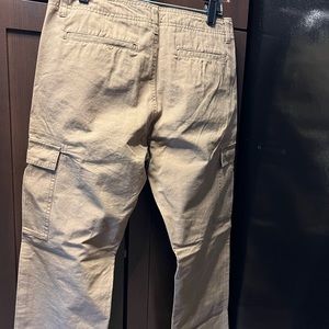 32x30 cargo type pants. Khaki color